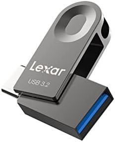 313SVu8nPdL._AC_.jpg Lexar E32C 128GB Type-C USB Flash Drive 1PK, USB-A&USB-C 3.2 Gen 1 Dual Drive - Image 1