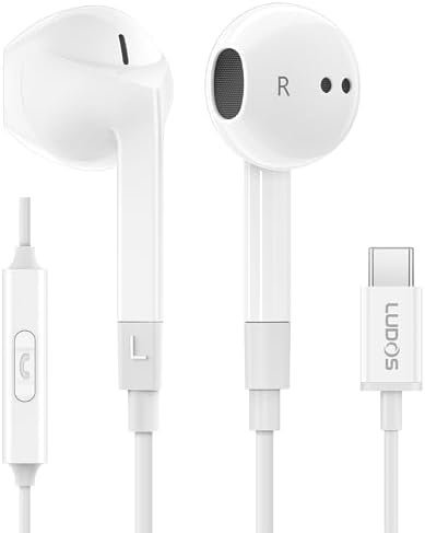 LUDOS FEROX USB C Headphones, 5 Years Warranty, USB-C Earbuds for iPhone 15 Pro