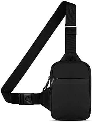 Simptech Mini Crossbody Chest Bag Running Belt Phone Holder Dual
