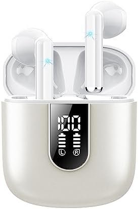 Jesebang Wireless Earbuds, Bluetooth Headphones HiFi Stereo, Mini in-Ear