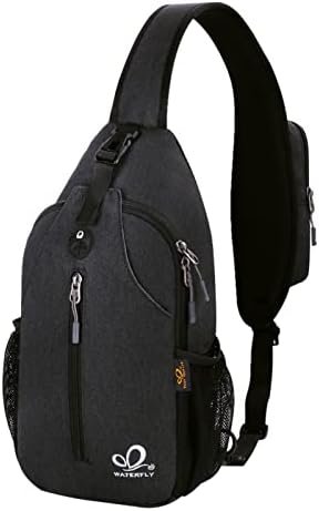 WATERFLY Sling Bag Sling Backpack Crossbody Bag Hiking Daypack