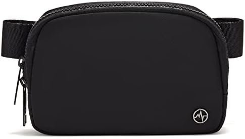 Pander Double Zipper Fanny Pack Nylon Everywhere Belt Bag, Fashion Waist Packs