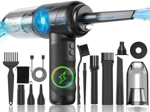 Compressed Air Duster with Air Blower 160000RPM Vacuum Cleaner and Air Duster