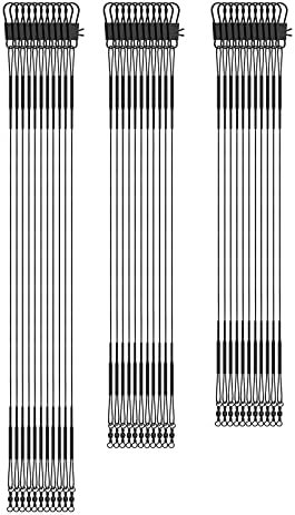 SAVITA 30pcs Fishing Tackle Leaders, Fishing Leaders Line for Saltwater and Freshwater