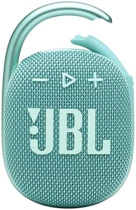 JBL Clip 4, Teal - Portable Bluetooth 5.1 Speaker - Up to 10 Hours of Play