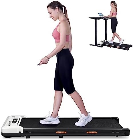 AIRHOT Walking Pad, 2 in 1 Under Desk Treadmill of Compact Space, 2.5HP Quiet