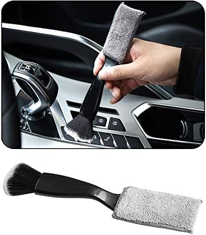 Smeyta Double Head Brush for Car Clean 1Pack,Car Brushes for Detailing