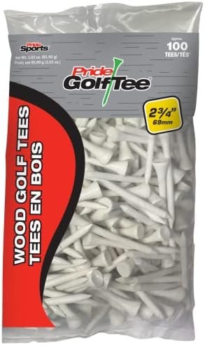 Pride Golf Tee - 2-3/4 inch Deluxe Tee - 100 Count Bag
