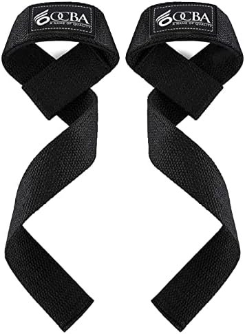 OCBA Wrist Straps Wraps for Weightlifting Heavy Duty Wrist Wraps Cotton Padded
