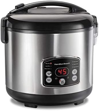 Hamilton Beach Rice & Hot Cereal Cooker, 7-Cups uncooked resulting in 14-Cups