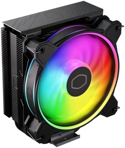 Cooler Master Hyper 212 Halo Black CPU Air Cooler, MF120 Halo² Fan, Dual Loop