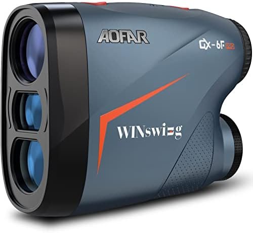 AOFAR GX-6F PRO Golf Rangefinder with Slope on/Off, Flag Lock
