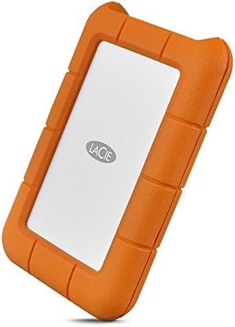 LaCie Rugged USB-C 5TB External Hard Drive Portable HDD – USB 3.0, Drop Shock