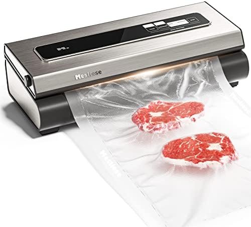 Mesliese Vacuum Sealer Machine Powerful 90Kpa Precision 6-in-1 Compact Vacuum
