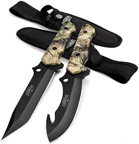 Mossy Oak 2-Piece Hunting Knives Gut Hook Set