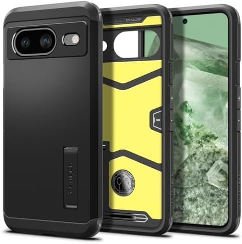 Spigen Tough Armor Designed for Pixel 8 Case (2023) - Black
