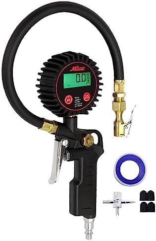 41eeVMxTJ1L._AC_.jpg Milton 507KIT Digital Tire Inflator Car Accessories w/Accurate Air Tire Pressure - Image 1
