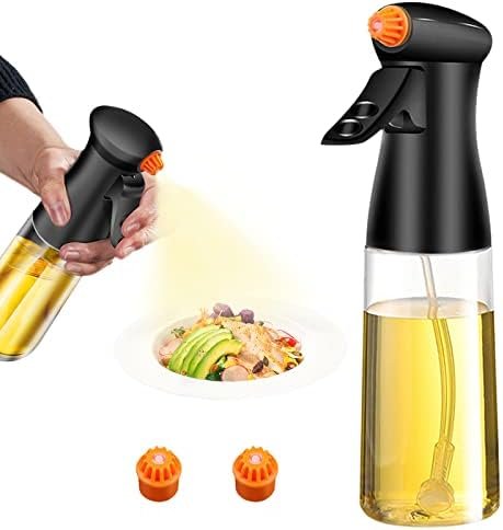 AHOUGER Oil Sprayer for Cooking 210ml Oil Spray Bottle Oil Dispenser