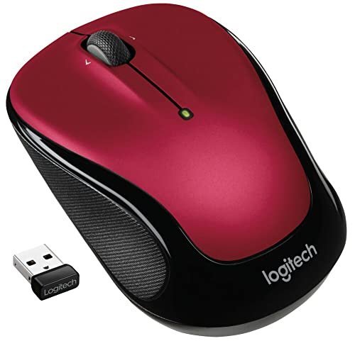 41kNgOGZCsL.jpg Logitech M325S Mouse, Red - Image 1