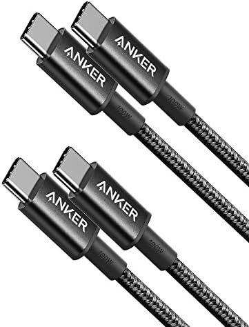 Anker USB C to USB C Cable (3.3ft 100W, 2Pack), USB 2.0 Type C Charging Cable