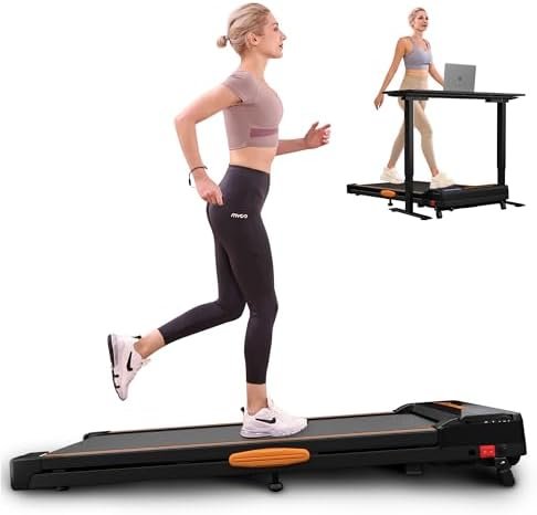 ACTFLAME Walking Pad Treadmill with Incline, Under Desk Treadmills, Portable
