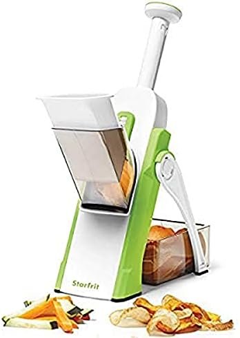 Starfrit 092935 Pump'n'slice Chopper & Slicer, White