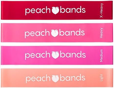 Peach Bands Resistance Bands Set - Exercise Workout Booty Bands