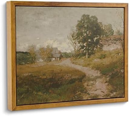InSimSea Framed Canvas Wall Art for Living Room Bedroom Decor, Vintage Outskirts