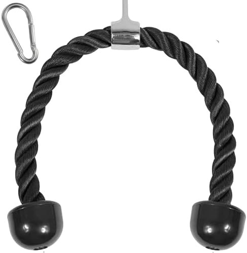 Yes4All Deluxe Tricep Rope Cable Attachment, 27 & 36 inch with 4 Colors