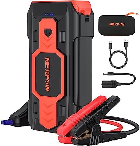 NEXPOW Battery Jump Starter 2500A Car Jump Starter (up to 8.0L Gas/8L Diesel