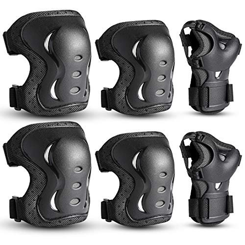 Knee Pads Elbow Pads with Wrist Guards Protective Gear Set