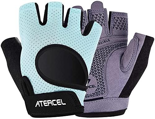 ATERCEL Weight Lifting Gloves Full Palm Protection, Workout Gloves for Gym