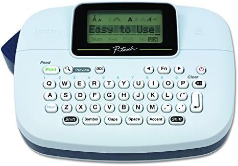 Brother P-Touch, PTM95, Handy Label Maker, 9 Type Styles, 8 Deco Mode Patterns