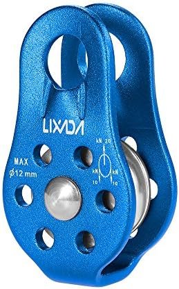 Lixada 20KN Fixed Single Pulley Rock Climbing Rescue Mountaineering Aloft Work Caving