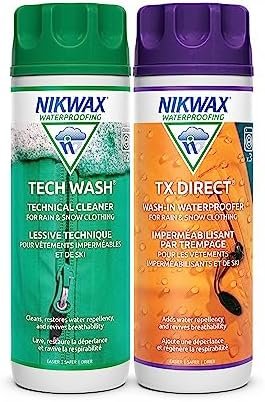 Nikwax Hardshell Cleaning and Waterproofing Duo-Pack