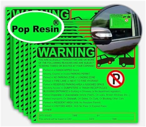 Parking Violation Stickers Notice Parking Violation Stickers