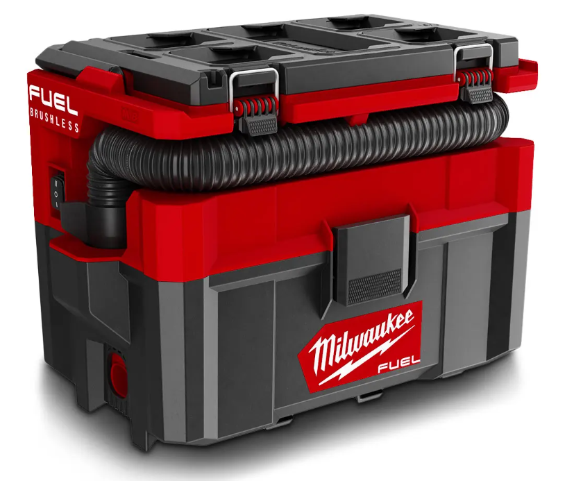 MILWAUKEE 18V FUEL™ PACKOUT™ BRUSHLESS 9.4L WET/DRY VACUUM SKIN M18FPOVCL-0