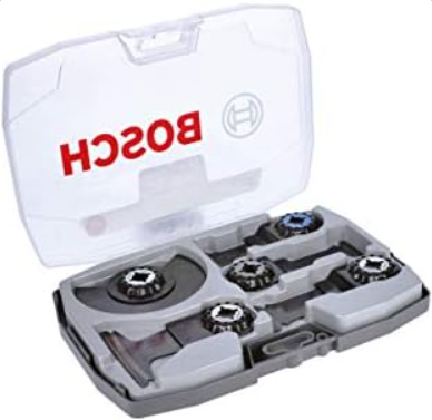 Bosch Professional 5-Piece Starlock Tungsten Carbide Plunge-Cutting Blade/Segment Saw Blade Set