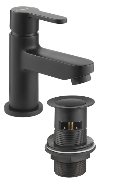Deva Ethos Cloakroom BSTOK CODE Mixer Tap Matt Black