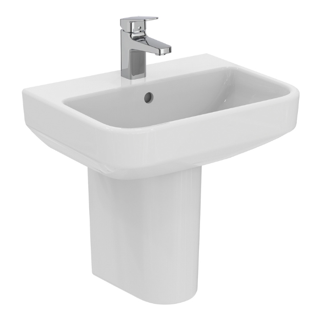 Ideal Standard i.life Compact BSTOK CODE and Semi-Pedestal 50cm 1 Tap Hole