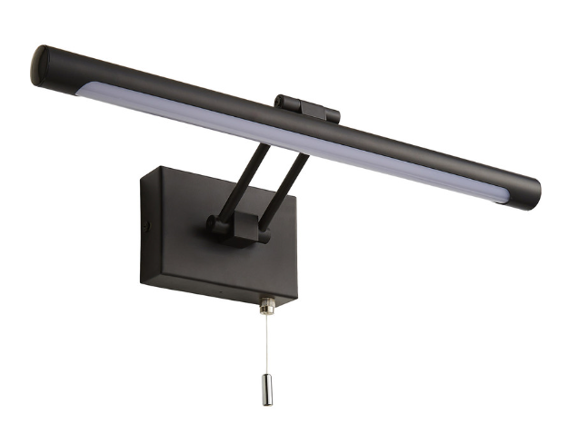 Chai 8W LED Picture & Mirror Light IP44 Matt Black