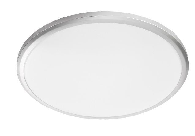 Philips Spray CL260 LED Round IP44 Ceiling Light Silver 12W 1200lm Warm White