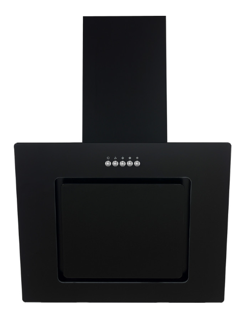 Cata 60cm Angled Glass Extractor Hood Black