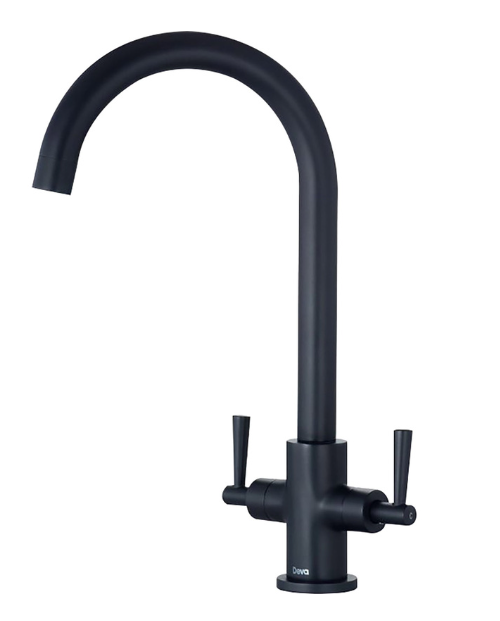 Newton Mono Mixer Kitchen Tap Black