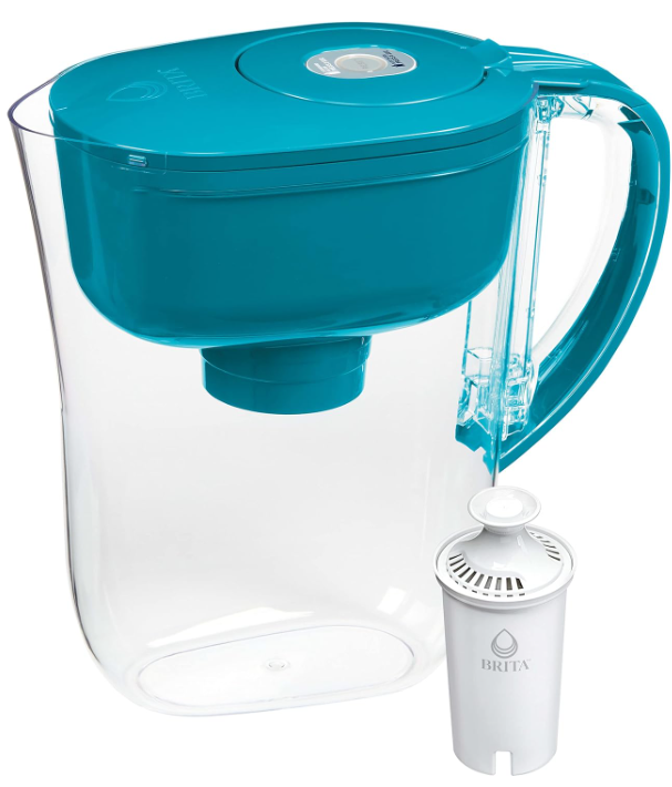 Brita Water Filter Pitcher for Tap and Drinking Water with 1 Standard Filter